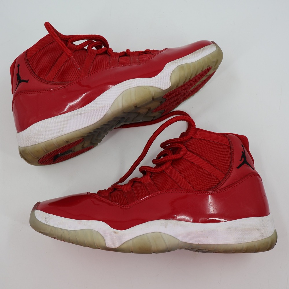 Jordan Air Jordan 11 Retro Mens Size 12 Gym Red Win Like 96‎ Sneakers 378037-623